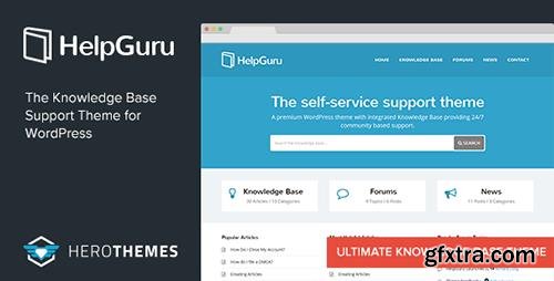 ThemeForest - HelpGuru v1.6.2 - A Self-Service Knowledge Base WordPress Theme - 8465592