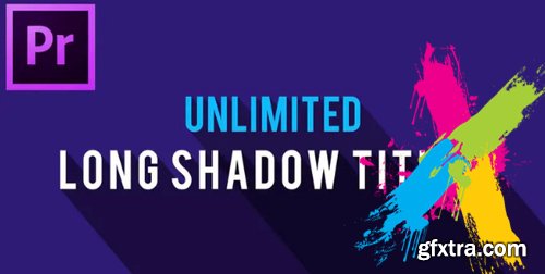 Unlimited Long Shadow Titles - Motion Graphics Templates