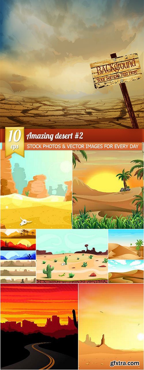 Amazing desert #2, 10 x EPS
