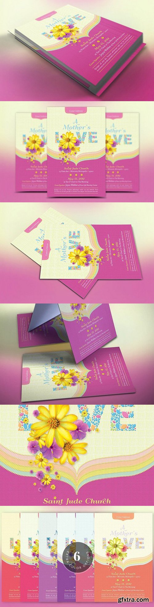 CM - Mothers Love Church Flyer Template 1412829