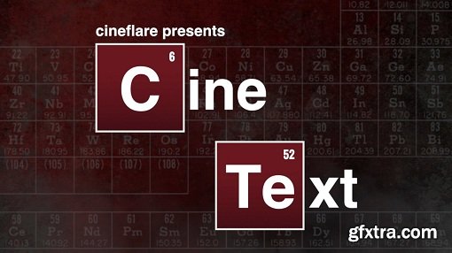 CineFlare - Cine Text for Final Cut Pro X (Mac OS X)