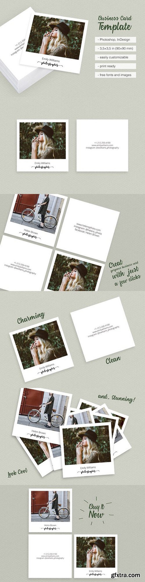CM - Polaroid Business Card Template 1412401