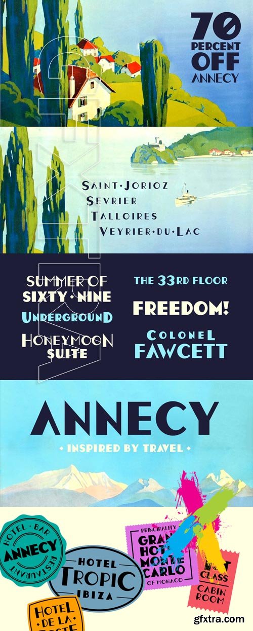 Annecy font family