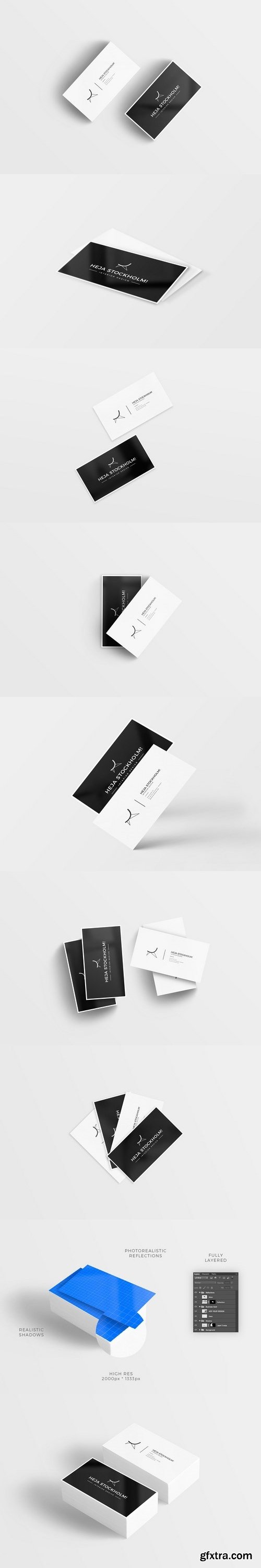 Clean Business Card Mockups