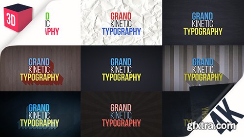 Videohive Grand Kinetic Typography 17124183