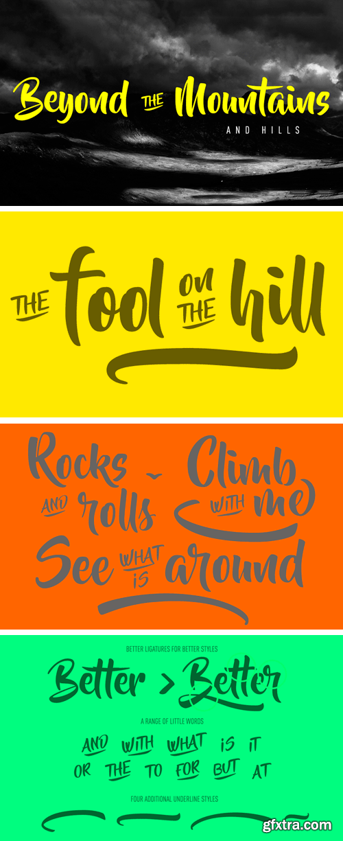 Beyond The Mountains Font