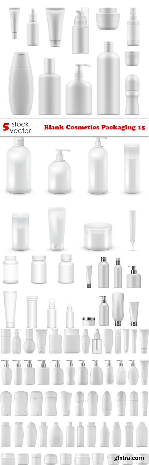 Vectors - Blank Cosmetics Packaging 15