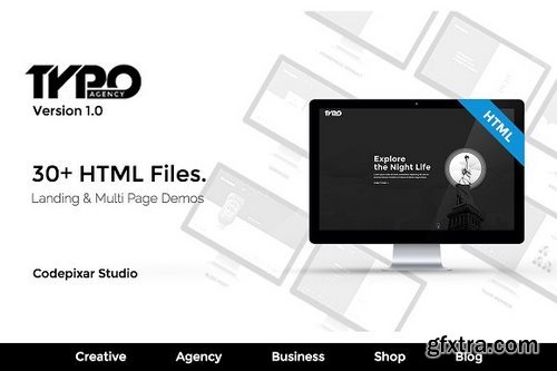 CM - Typo Creative Agency HTML5 Template 1218285