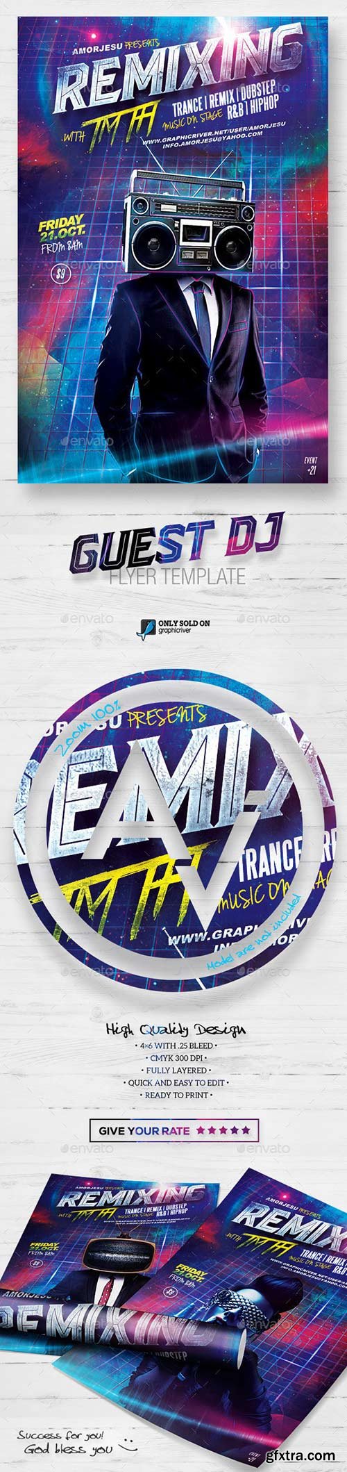 Graphicriver - Guest DJ Flyer Template 12915524