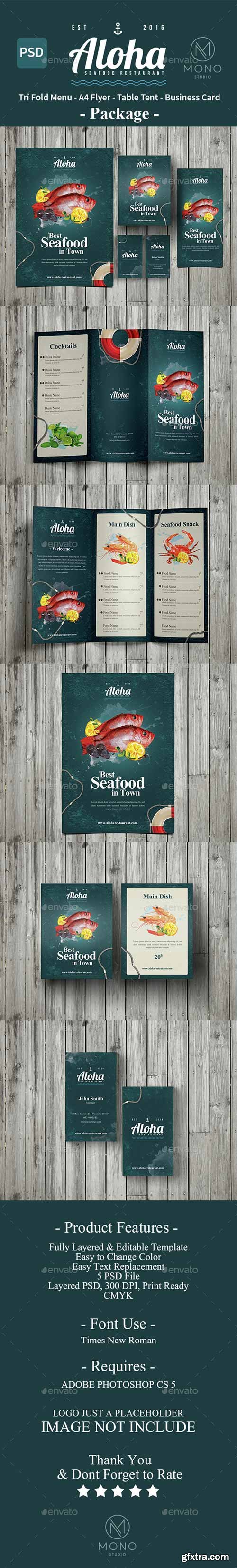 Graphicriver - Seafood Menu Package 14188835
