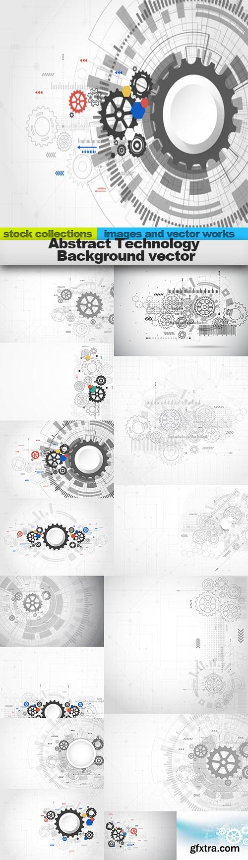 Abstract Technology Background vector, 15 x EPS