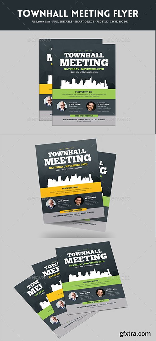 Graphicriver - Town Hall Meeting Flyer 19842054