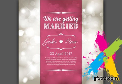 CM - Wedding invitation template 1489897