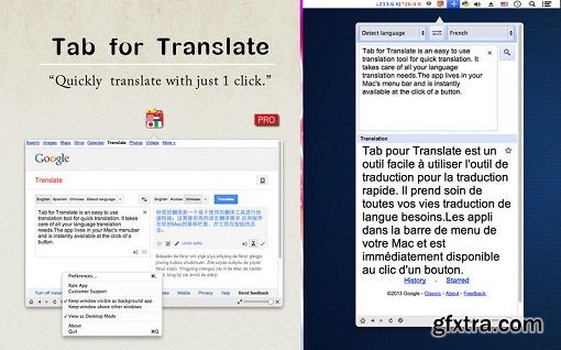 Tab for Translate 1.01 (Mac OS X)