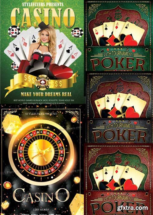 Casino 3in1 V1 Flyer Template