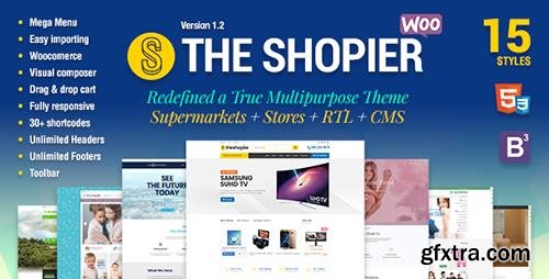 ThemeForest - Shopier v1.4.2 - Responsive Multipurpose WordPress WooCommerce Theme - 15041162