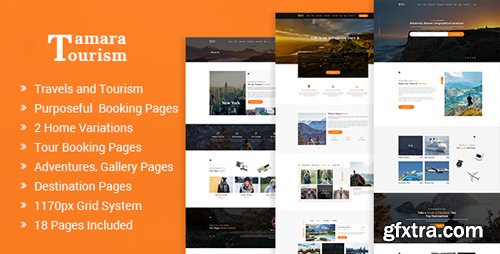 ThemeForest - Tamara - Travel Agency and Tourism PSD Template 19794260
