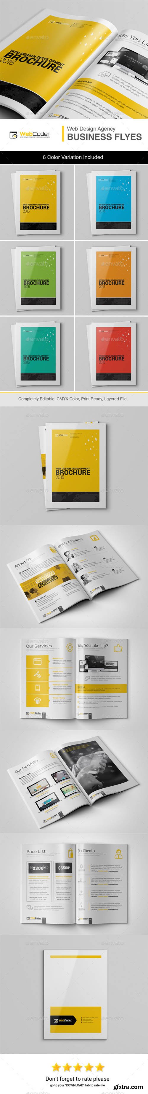 GR - Web Design & Development Agency Bi-Fold Brochure 12113715
