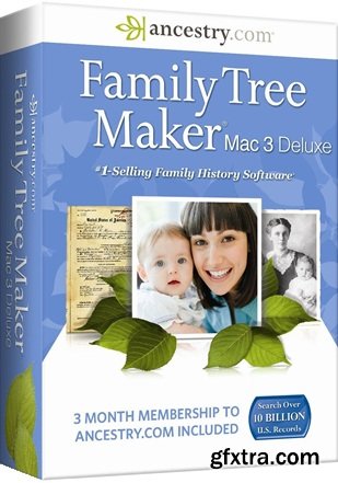 Family Tree Maker Mac 3 Deluxe 22.2.5.820 (Mac OS X)