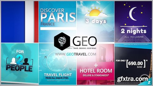 Videohive GEO - Travel & Booking Promo Trip Package 19781110