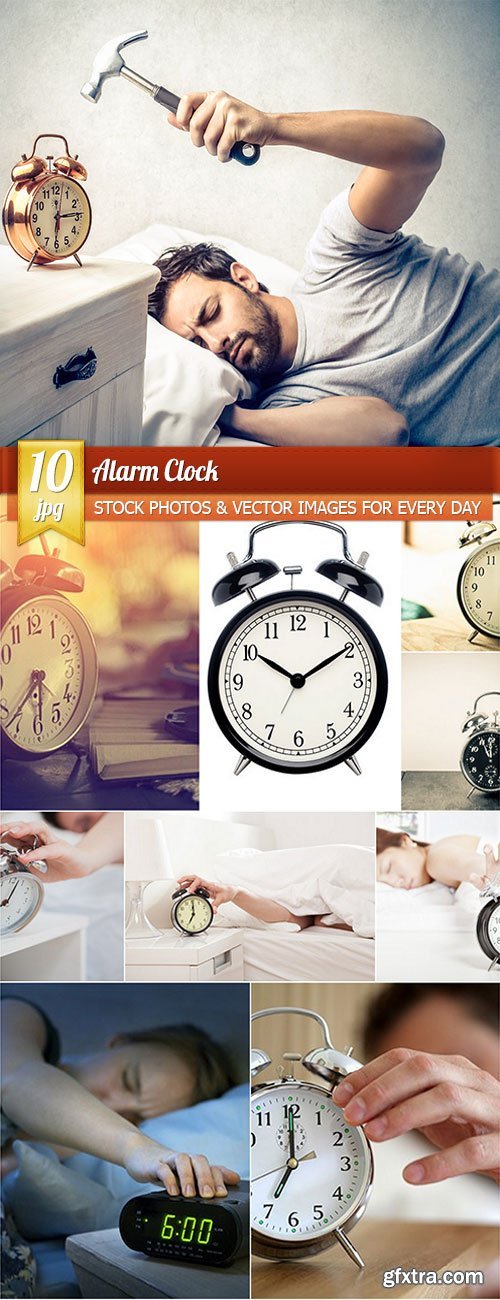 Alarm Clock, 10 x UHQ JPEG