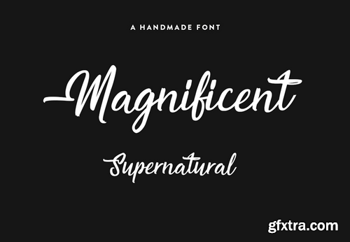 Magnificent Supernatural Font