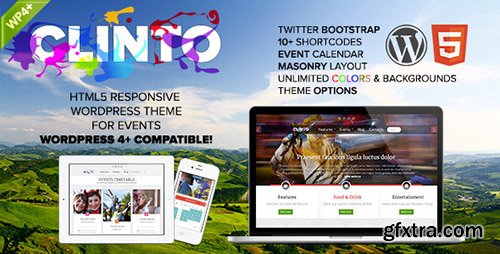 ThemeForest - Clinto v1.3 - HTML5 Responsive WordPress Theme for Events - 3945447