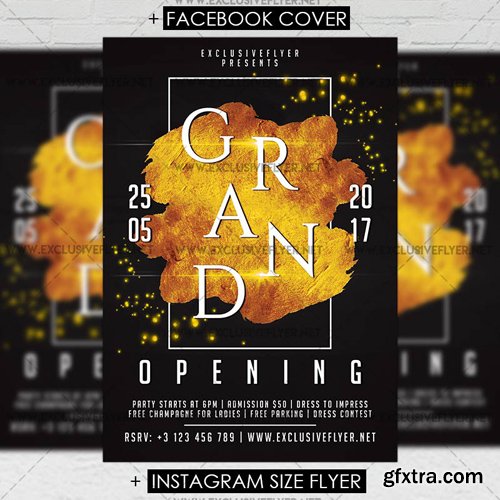 Grand Opening - Premium A5 Flyer Template
