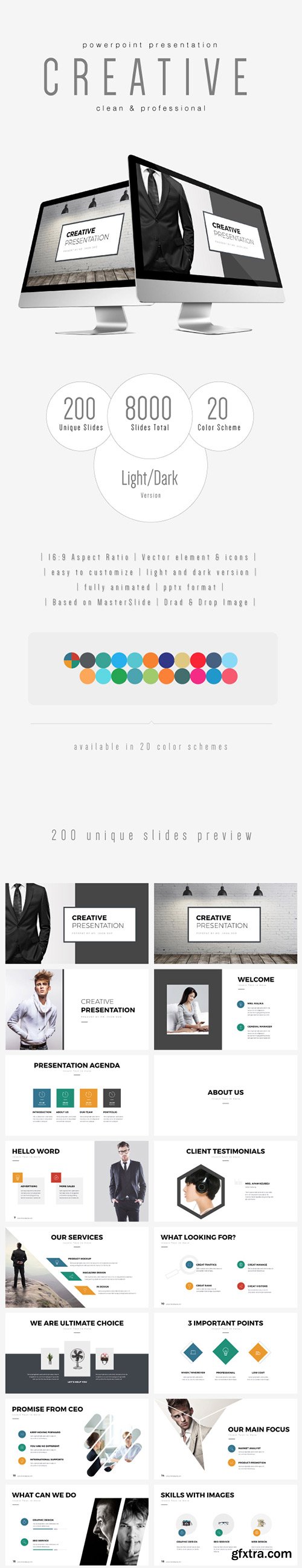 Graphicriver - CREATIVE - Multipurpose PowerPoint Template (V.32) 18049620