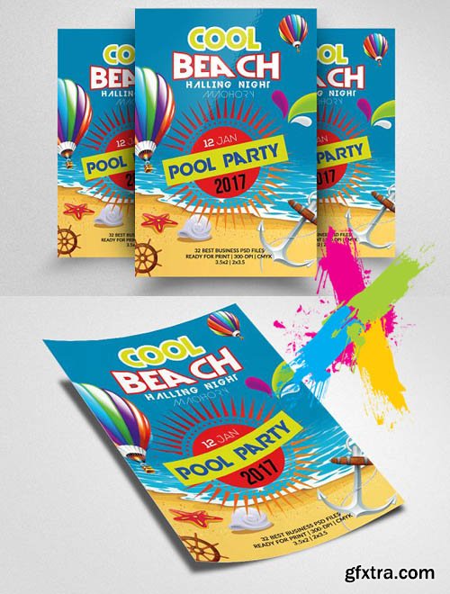 CM - Summer Beach Party Flyer 1514804