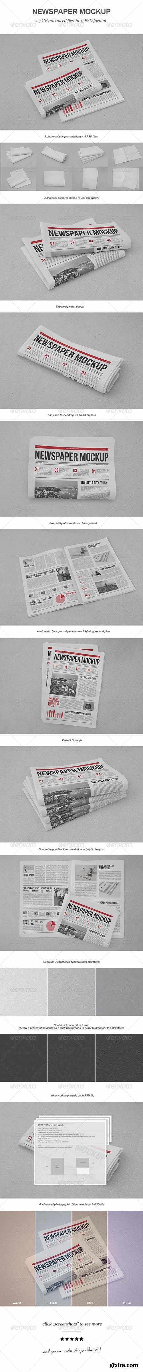 Graphicriver - Newspaper Mock-up 7424162