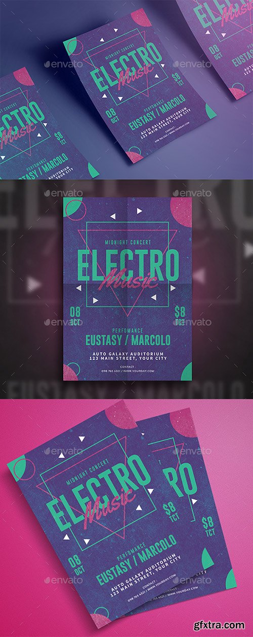 Graphicriver - Electro Music Flyer 20017798