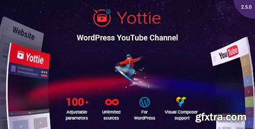CodeCanyon - Yottie v2.5.0 - YouTube Plugin - WordPress Gallery for YouTube - 14115701