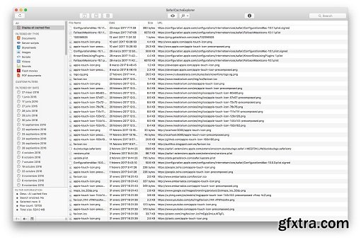 SafariCacheExplorer 2.0 (Mac OS X)