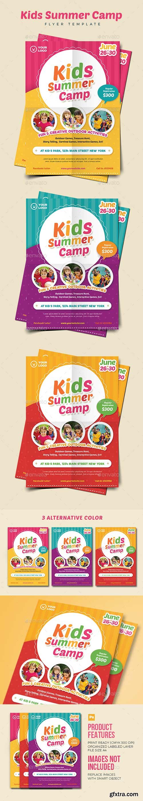 Graphicriver - Kids Summer Camp Flyer 02 20047141