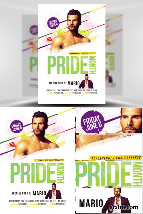 Pride Month Special DJ Flyer Template