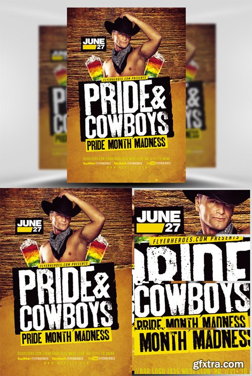Pride Month Flyer Template V2