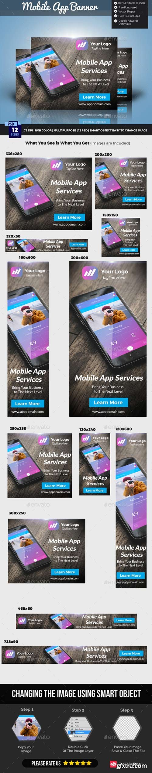 Graphicriver - Mobile Apps Banner 17728465