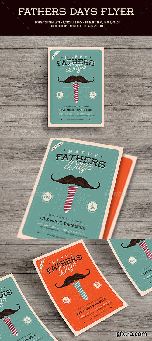 Graphicriver - Father\'s Day Flyer 20027242