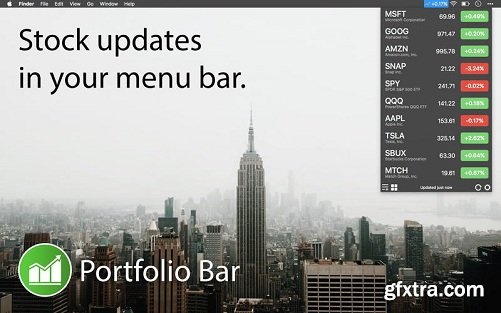 Portfolio Bar 1.0 (Mac OS X)