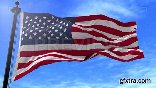 MA - American Flag Animation