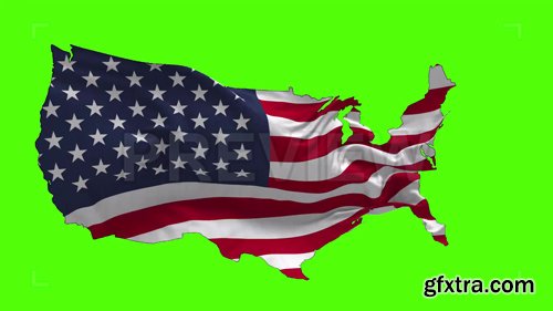 MA - USA Shape Flag