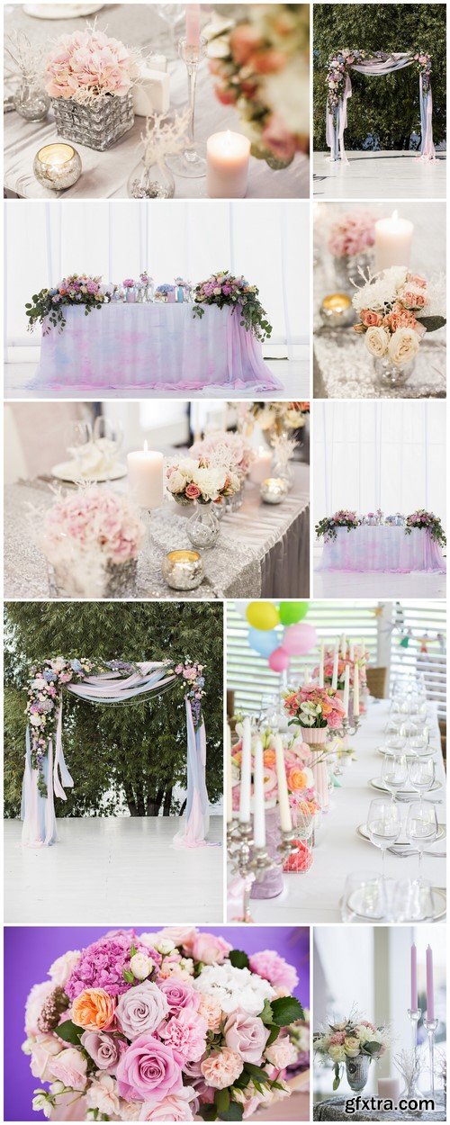 Flower decorations for holidays and wedding dinner 10X JPEG