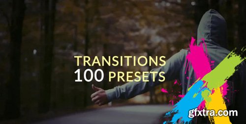100 Presets Transitions - Premiere Pro Templates