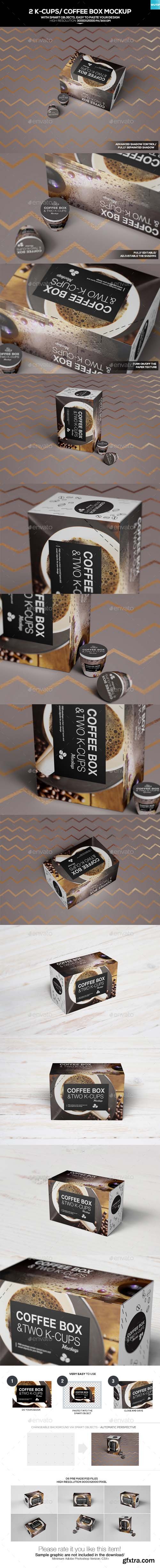 GR - 2 K-Cups/ Coffee Box Mockup 20072310