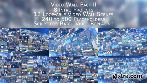 Videohive Video Wall Pack II 19677631