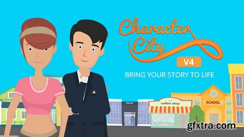 Videohive Explainer Video ToolKit : Character City V4 14778428