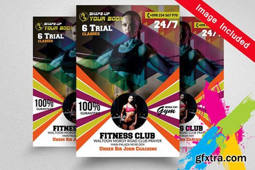 CM - Fitness Club PSD Flyer Templates 1571715