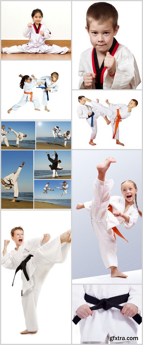 Young training karate 8X JPEG