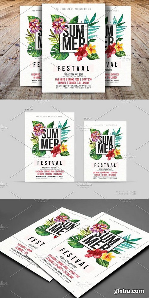 CM - Summer Festival Flyer Template 1480831